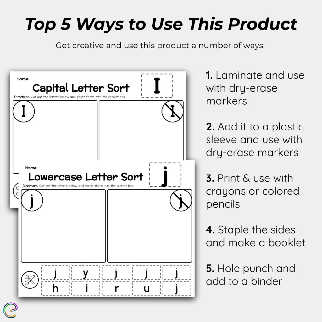 Alphabet Letters A Z Cut Paste Sort Worksheets 52 Worksheets Alphabet Letters A Z Cut Paste Sort Worksheets 52 Worksheets