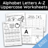 Alphabet Letters A-Z Uppercase Worksheets - 494 Worksheets!