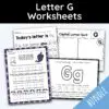 Letter G Worksheets - 42 Worksheets!