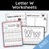 Letter W Worksheets - 42 Worksheets!