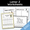 Letter Z Worksheets - 42 Worksheets!