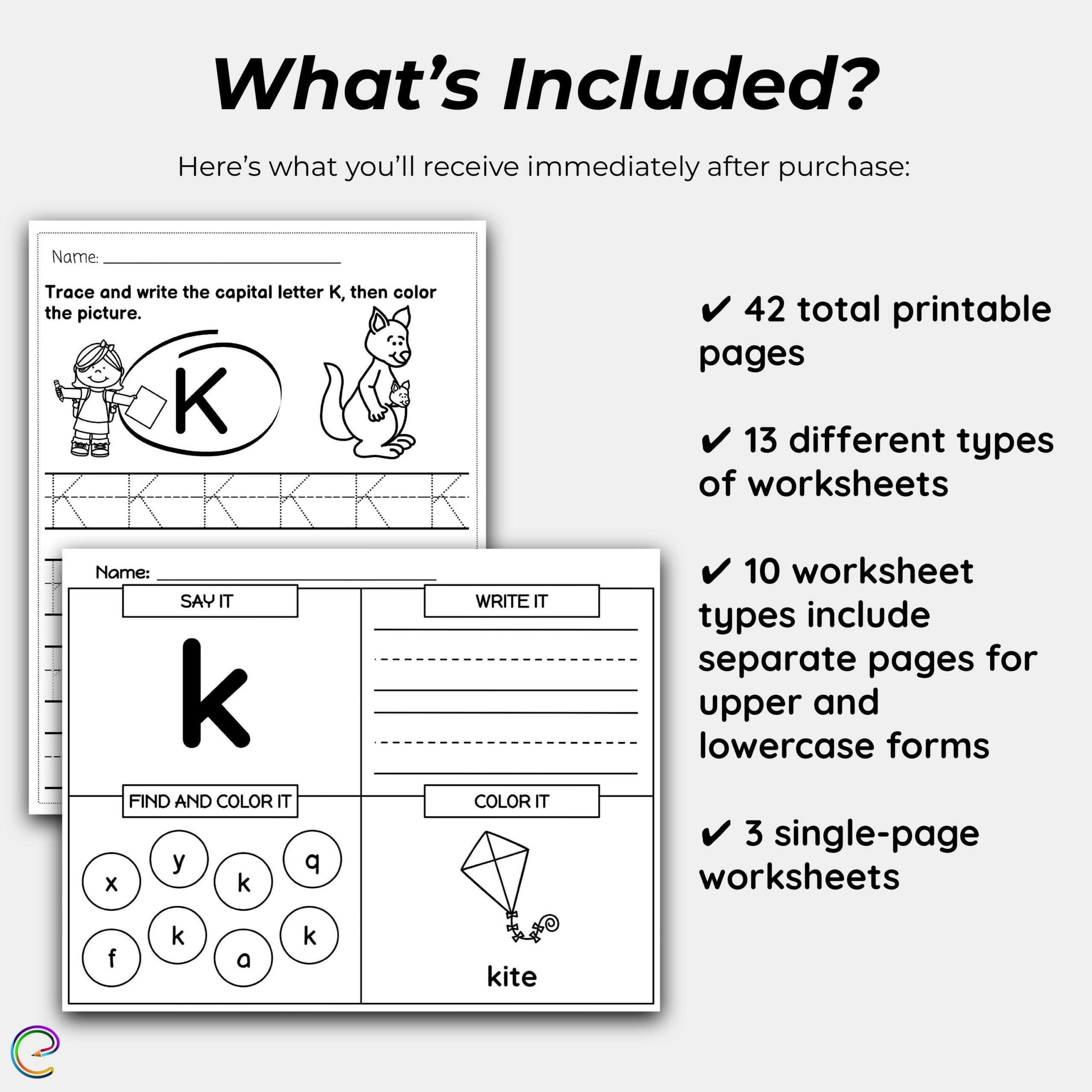 letter k worksheets 42 worksheets