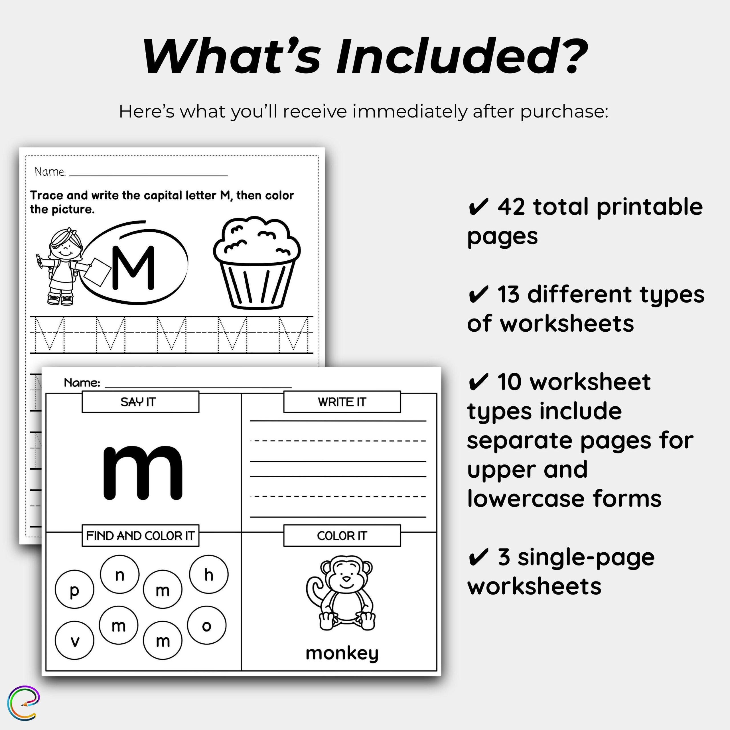 letter m worksheets 42 worksheets