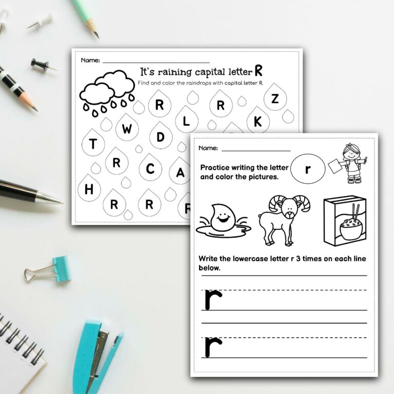 Letter R Review Worksheet Letter R Worksheets - 42 Worksheets!
