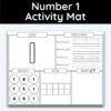 Number 1 Activity Mat