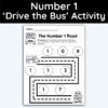 Number 1 Drive The Bus Activity Page
