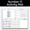Number 11 Activity Mat