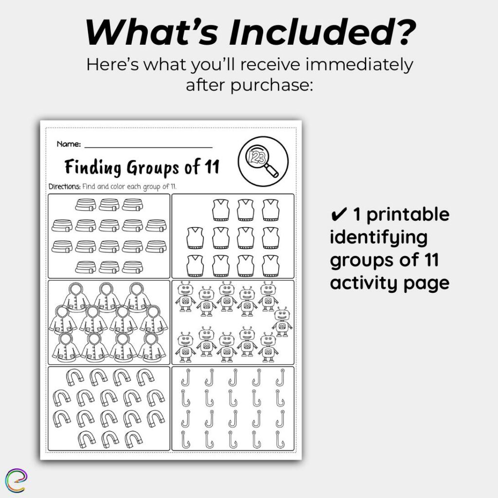 number-11-count-and-color-groups-worksheet
