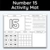 Number 15 Activity Mat