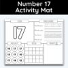 Number 17 Activity Mat