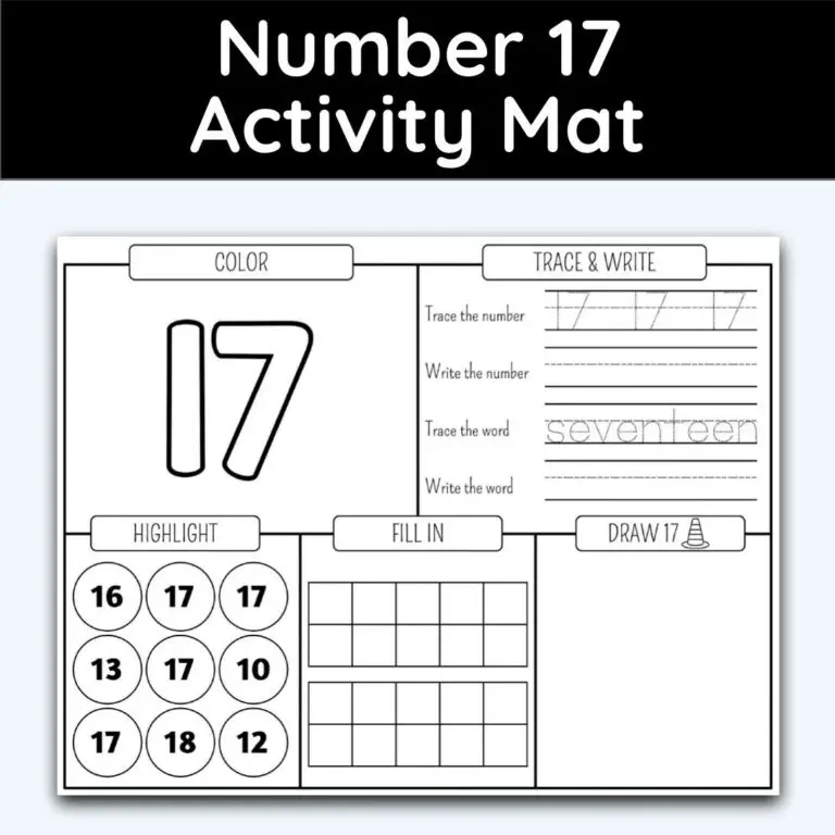 number-17-activity-mat