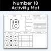 Number 18 Activity Mat