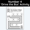 Number 4 Drive The Bus Activity Page
