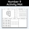 Number 9 Activity Mat