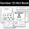 Number 13 Mini Book