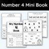 Number 4 Mini Book