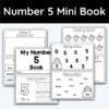 Number 5 Mini Book