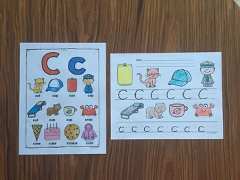 letter c homework preschool