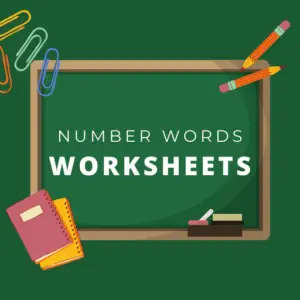 Number Words Worksheet