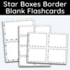 Stars Box Border - Flashcards