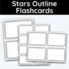 Stars Outline - Flashcards