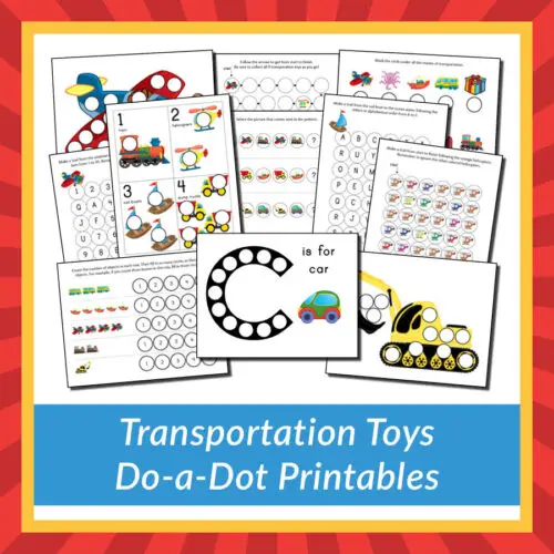 transportation homework for preschool