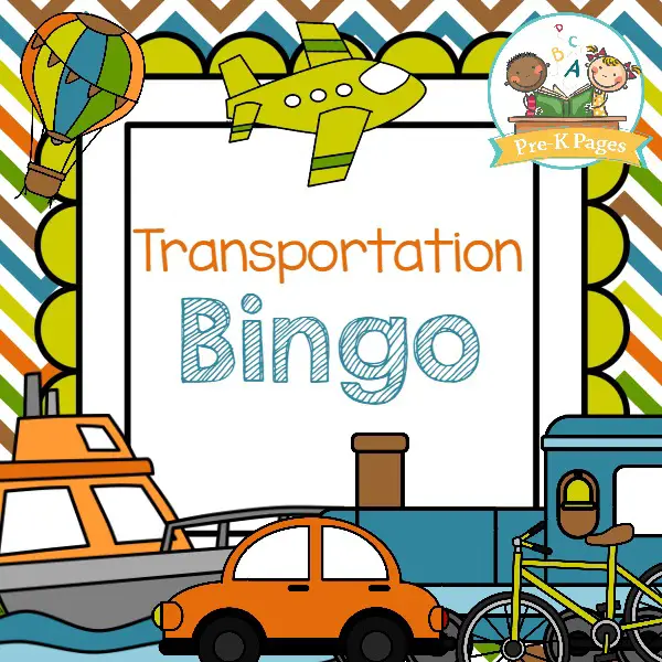 transportation homework for preschool