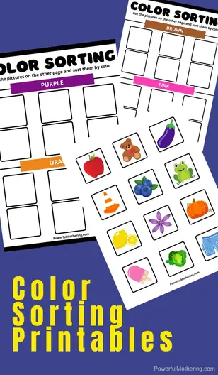 pre k worksheets colors