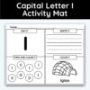 Capital Letter I - Alphabet Activity Mat