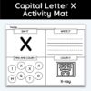 Capital Letter X - Alphabet Activity Mat